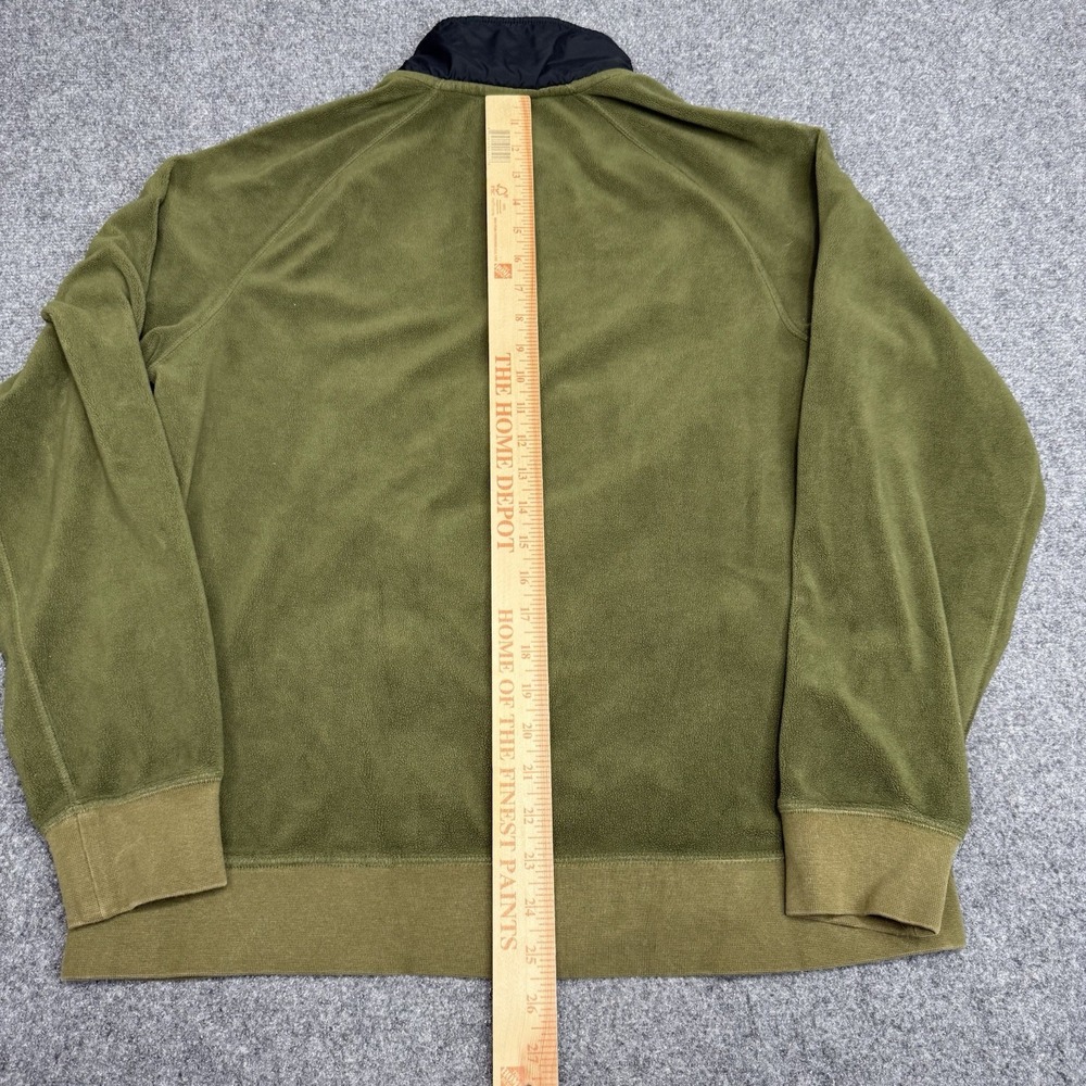 Nike Sweater Mens Medium Green Sportswear 1/4 Zip Anorak Pullover Sweatshirt - Picture 5 of 6